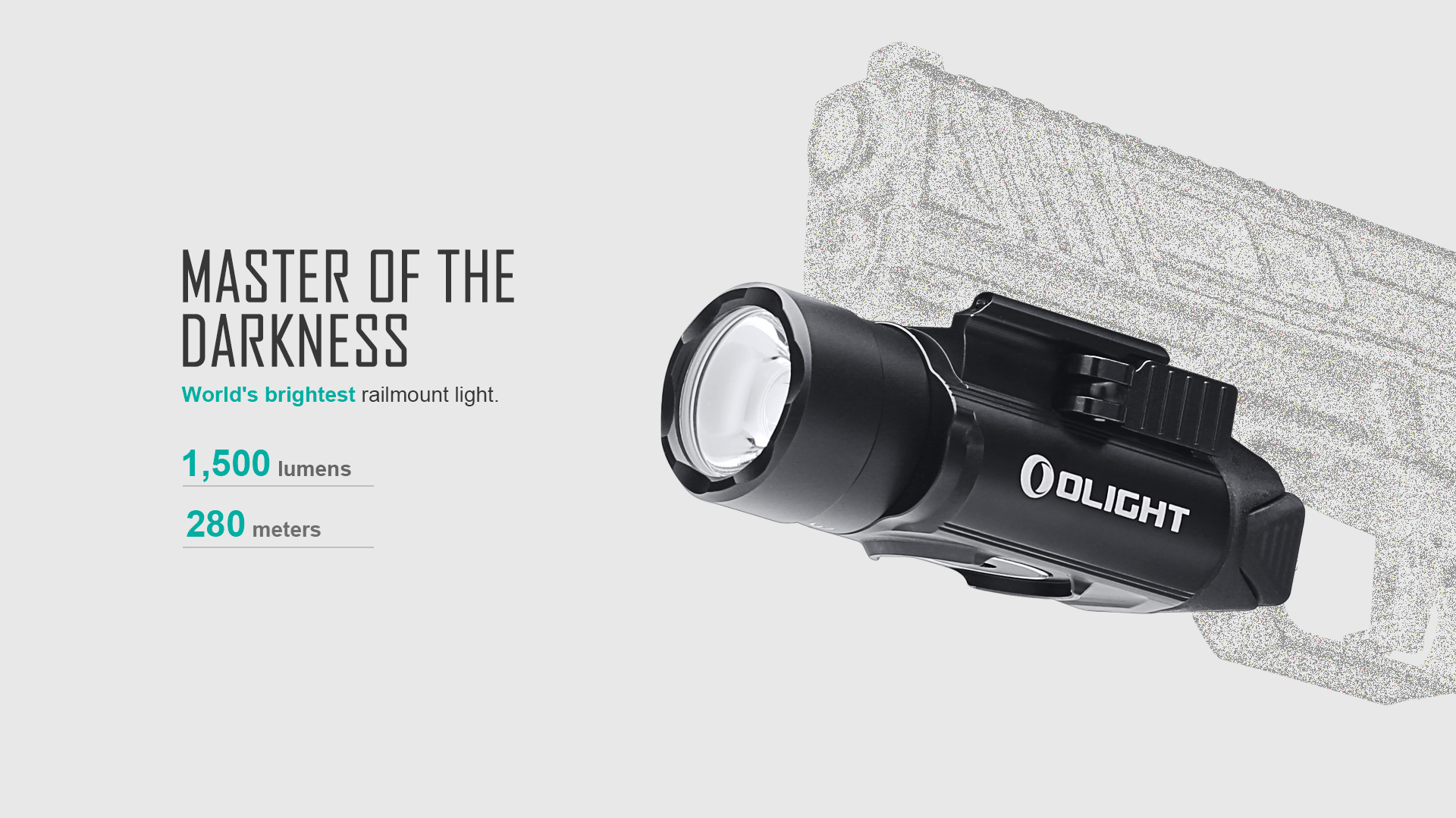 Olight torcia a LED per Pistola PL PRO Valkyrie 1500 lumen